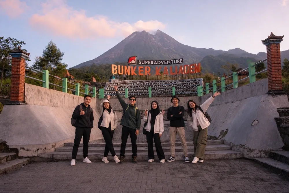 Menikmati Sunrise di Bunker Kaliadem Merapi Jogja