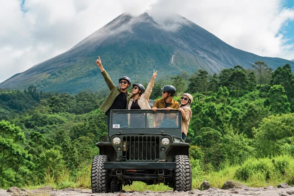 Jeep Lava Tour Merapi - Rute Long