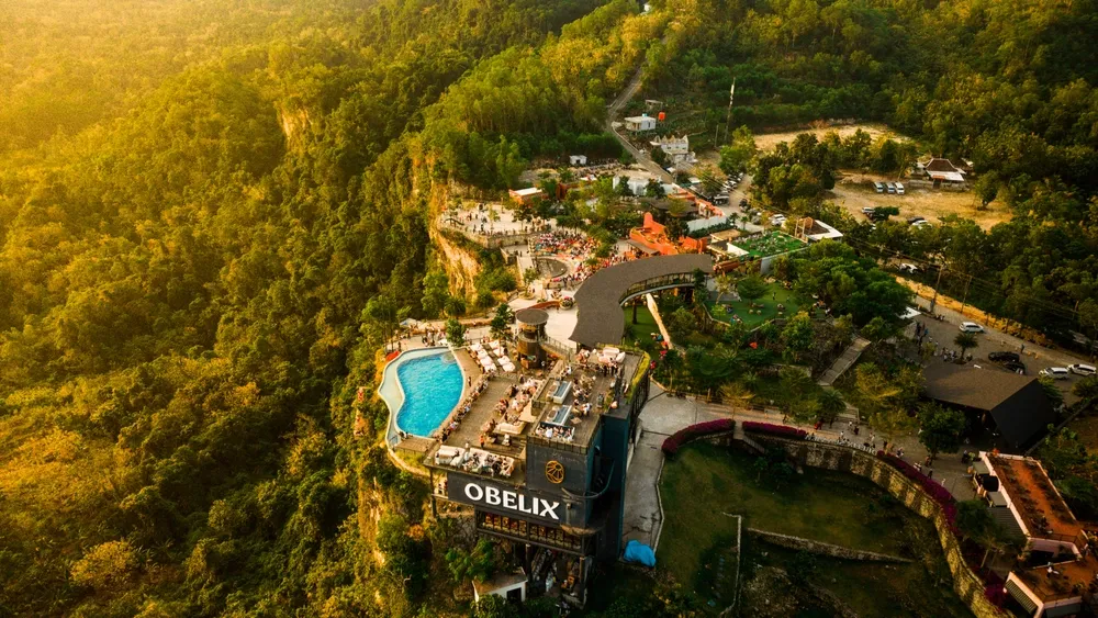 Lanskap obelix sea view Yogyakarta
